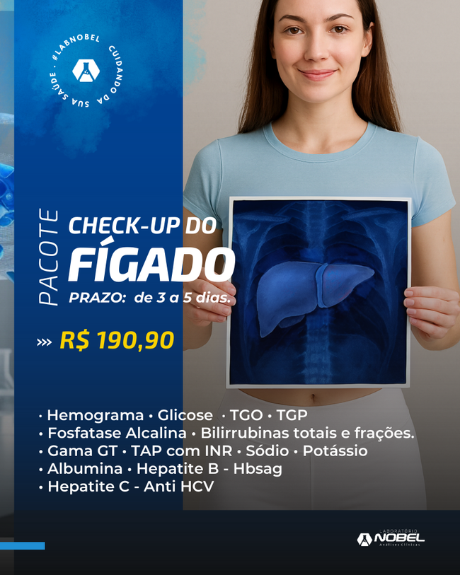 Pacote Checkup do Fígado
